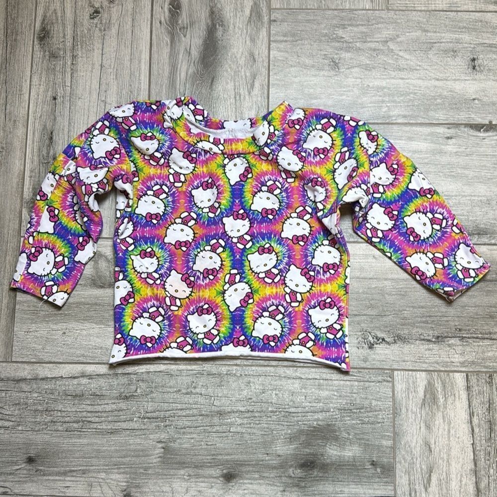 Baby Liv Boutique Kids Long Sleeve Hello Kitty Tie-Dye Top Size 3T